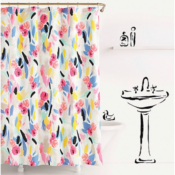 kate spade Other - 🆕 Kate Spade ♠️ Paintball Floral Shower Curtain